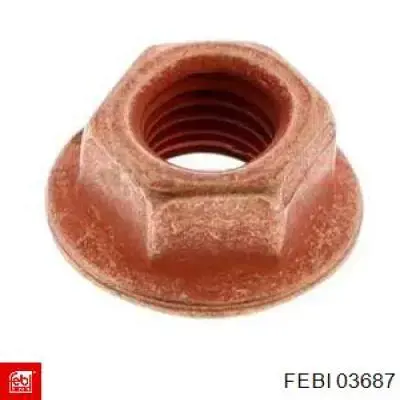 Compre 03687 Febi Porca de tubo coletor de escape