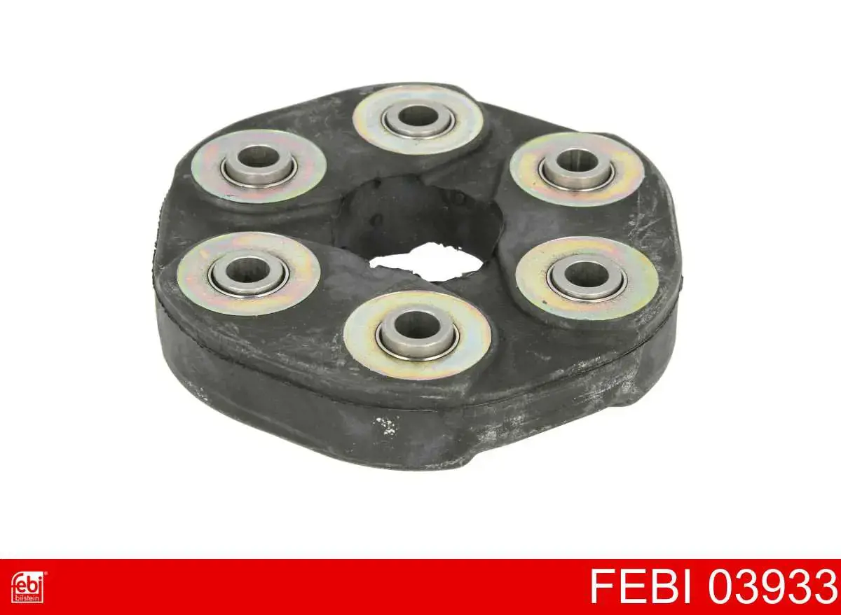 Compre 03933 Febi Acoplamento elástico dianteiro/traseiro do veio de transmissão