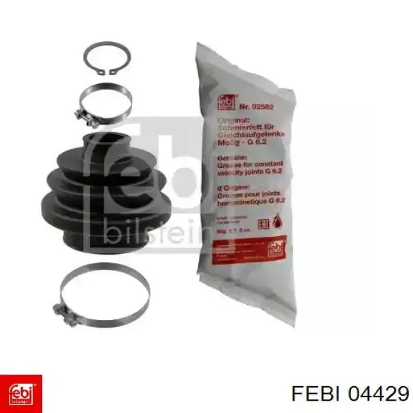 Bota de proteção externa de junta homocinética do semieixo traseiro Febi 04429 preço, a partir de 6,27 USD