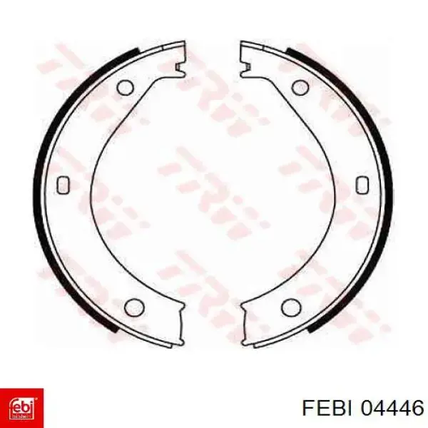Sapatas do freio de estacionamento Febi 04446 preço, a partir de 25,52 USD
