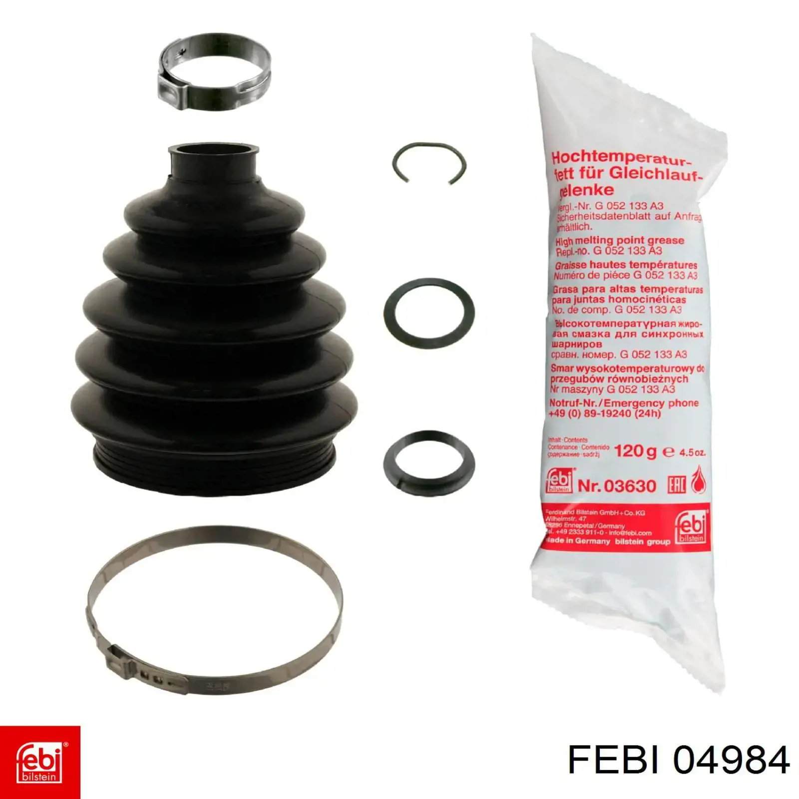 Compre 04984 Febi Coxim (suporte) esquerdo/direito de motor