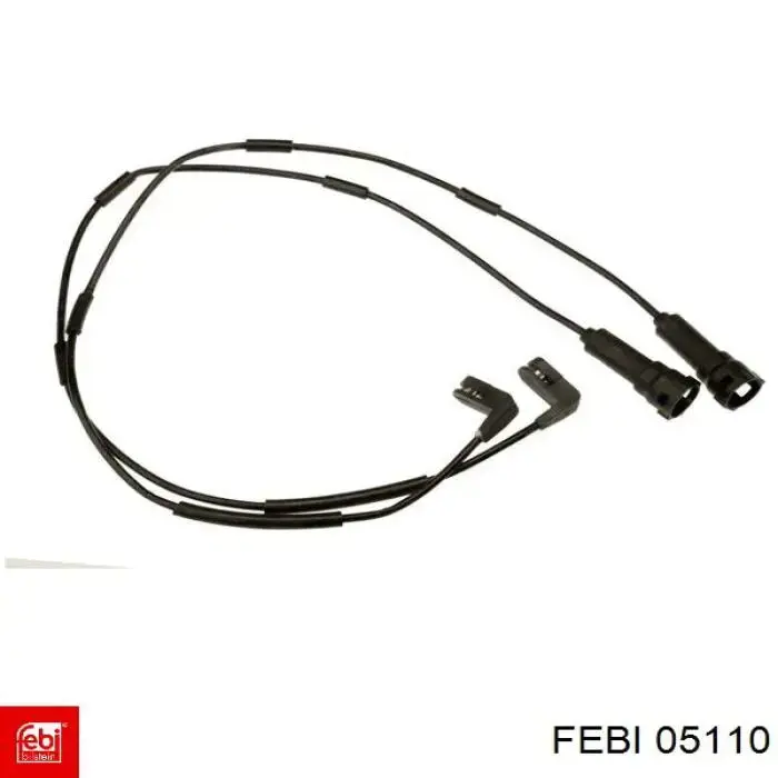 Compre 05110 Febi Sensor dianteiro de desgaste das sapatas do freio