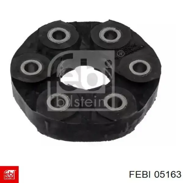 Acoplamento elástico dianteiro/traseiro do veio de transmissão Febi 05163 preço, a partir de 27,52 USD