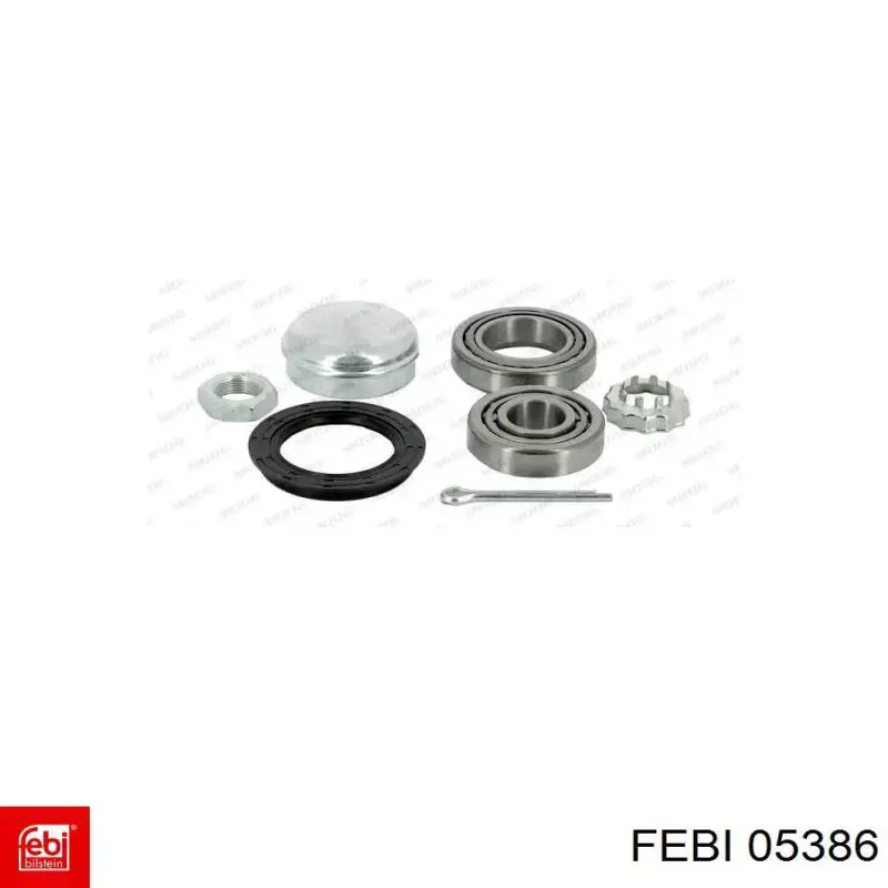 Compre 05386 Febi Rolamento de cubo traseiro
