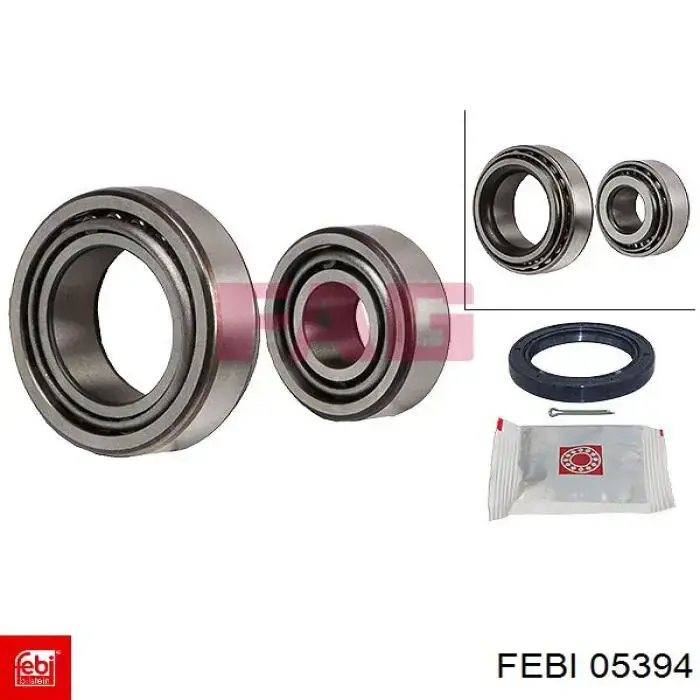 Rolamento de cubo dianteiro/traseiro Febi 05394 preço, a partir de 14,24 USD
