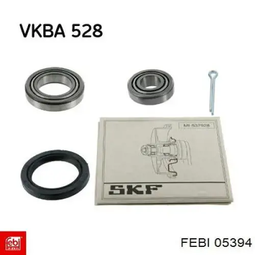 Compre 05394 Febi Rolamento de cubo dianteiro/traseiro