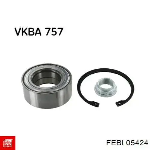 Compre 05424 Febi Rolamento de cubo traseiro