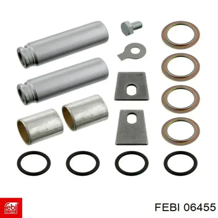 Compre 06455 Febi Kit de reparação das sapatas do freio