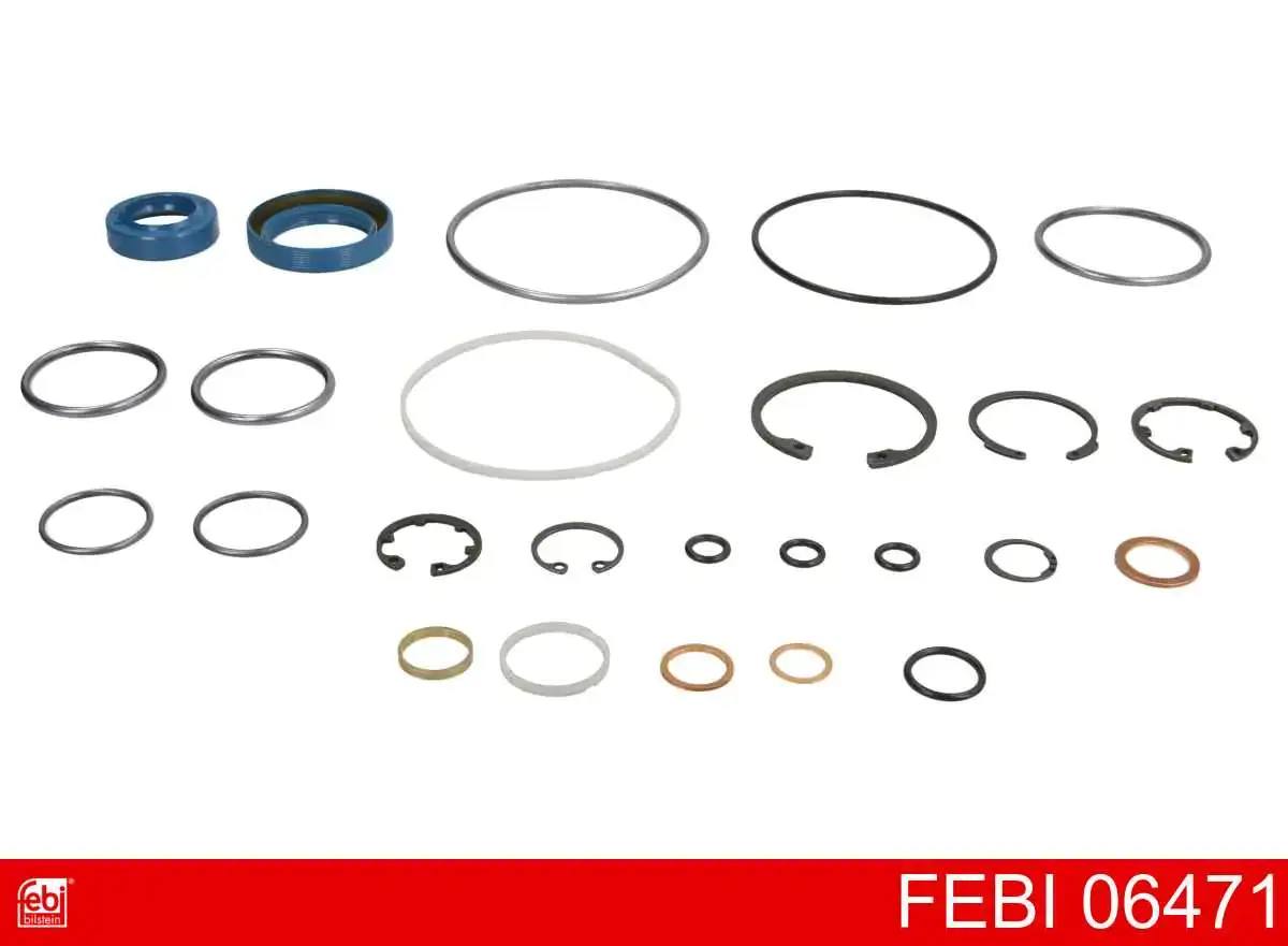 Kit de reparação da cremalheira da direção (do mecanismo), (kit de vedantes) Febi 06471 preço, a partir de 33,87 USD