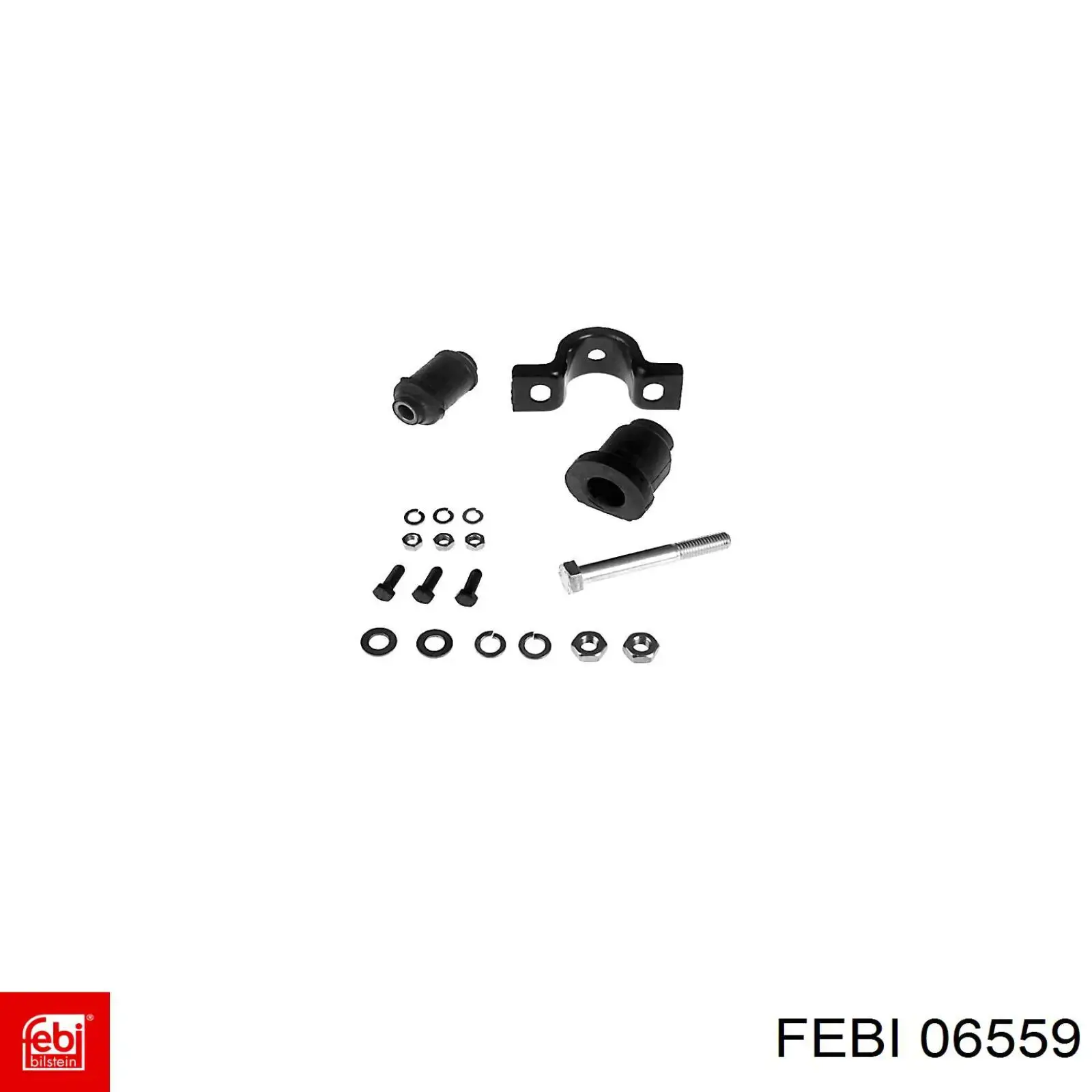 Compre 06559 Febi Bloco silencioso dianteiro do braço oscilante inferior