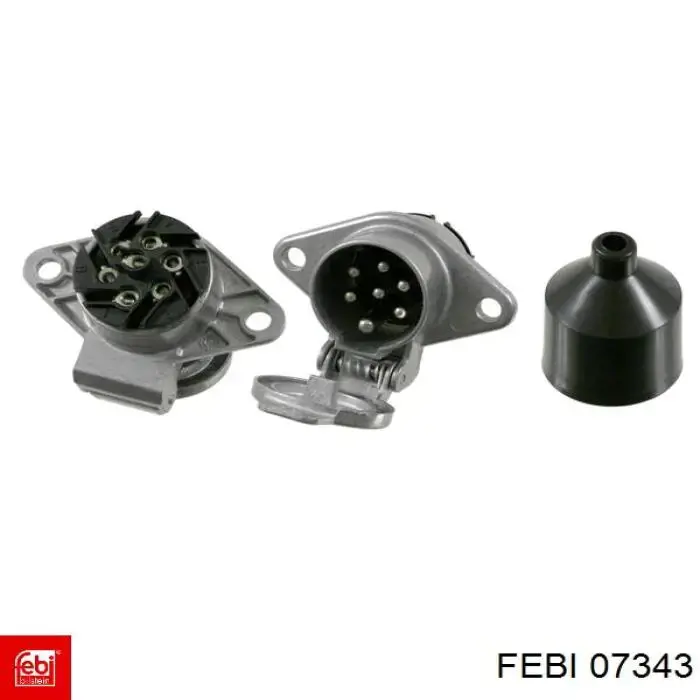 Tomada elétrica de reboque Febi 07343 preço, a partir de 9,40 USD