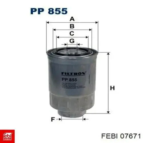 Compre 07671 Febi Coxim da suspensão de lâminas entre as mesmas