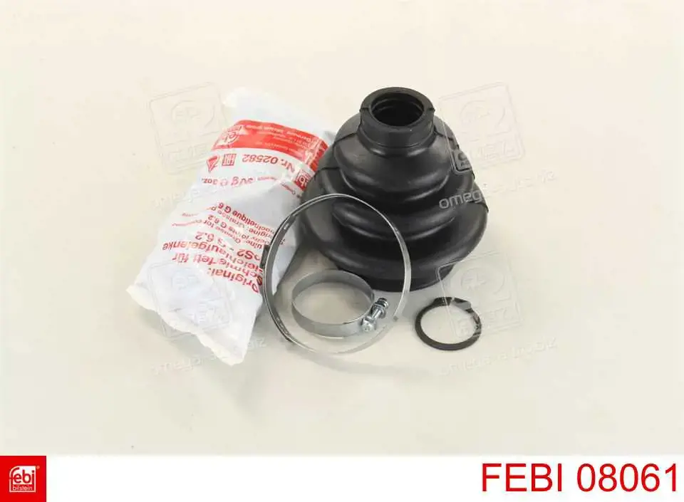 Bota de proteção externa de junta homocinética do semieixo traseiro Febi 08061 preço, a partir de 6,68 USD