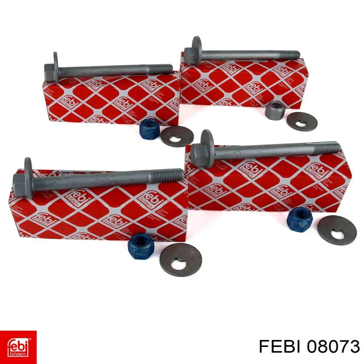 Compre 08073 Febi Parafuso de fixação de braço oscilante dianteiro, kit