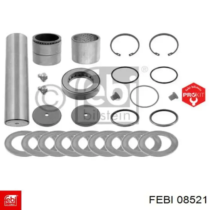 Kit de reparação do pivô de extremidade do eixo Febi 08521 preço, a partir de 98,58 USD