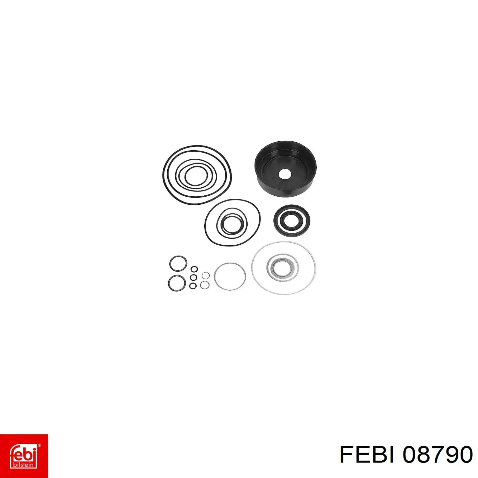 Compre 08790 Febi Kit de reparação da cremalheira da direção (do mecanismo), (kit de vedantes)