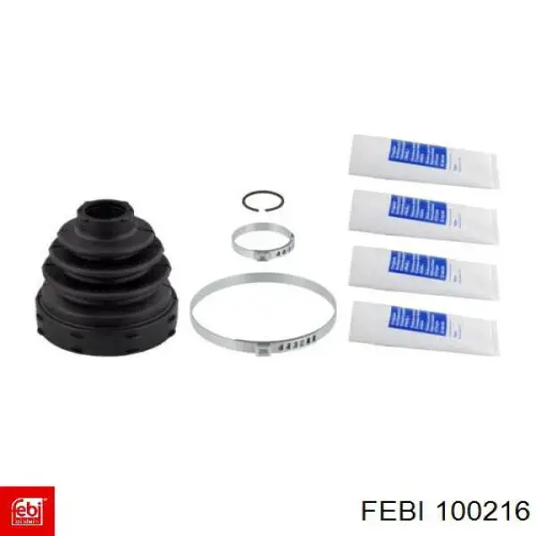 Compre 100216 Febi Bota de proteção interna de junta homocinética do semieixo dianteiro