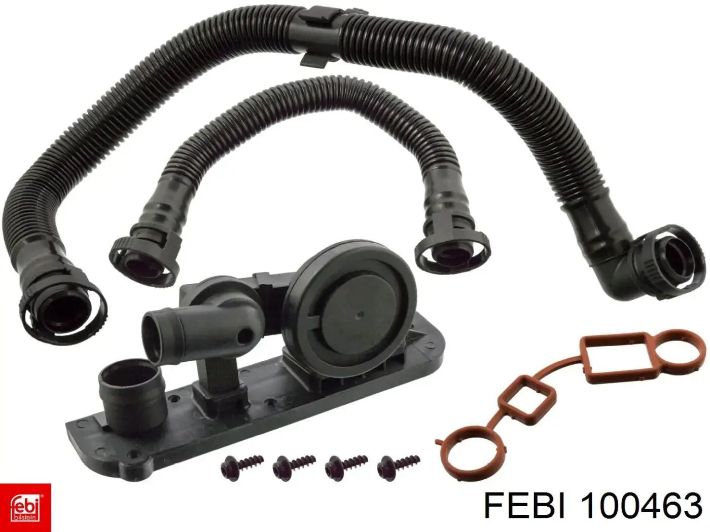 Cano derivado de ventilação de cárter (de separador de óleo) Febi 100463 preço, a partir de 27,06 USD