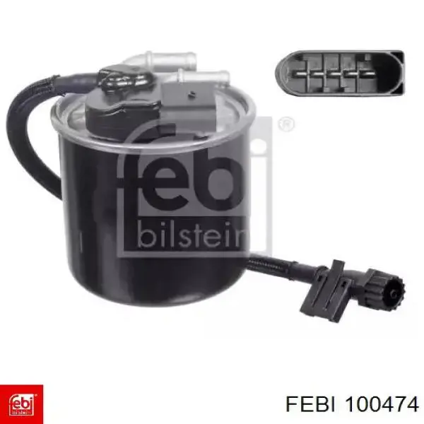 100474 Febi Filtro de combustível