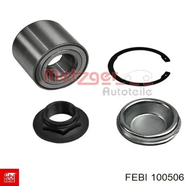 Compre 100506 Febi Rolamento de cubo traseiro