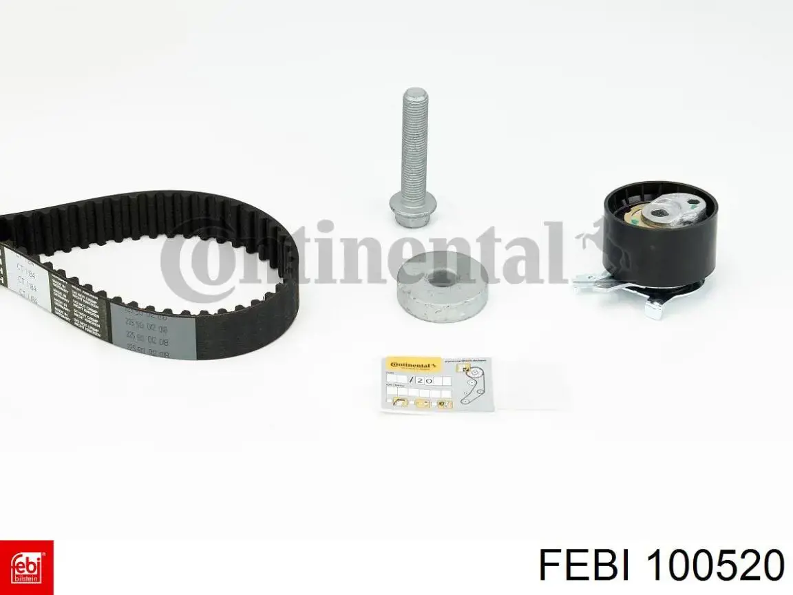 Correia do mecanismo de distribuição de gás, kit Febi 100520 preço, a partir de 81,00 USD