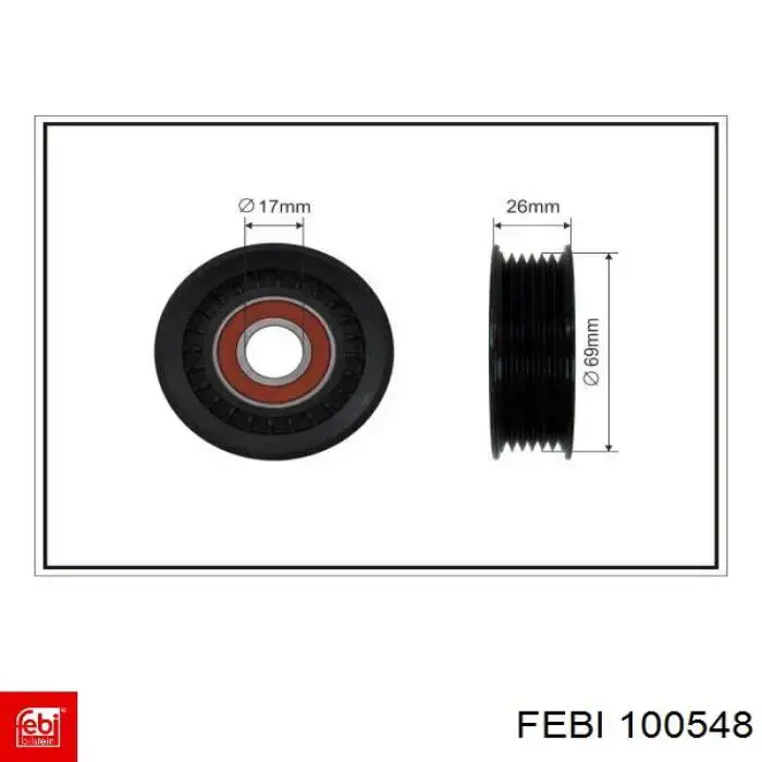 Mangueira (cano derivado) do sistema de esfriamento Febi 100548 preço, a partir de 57,46 USD