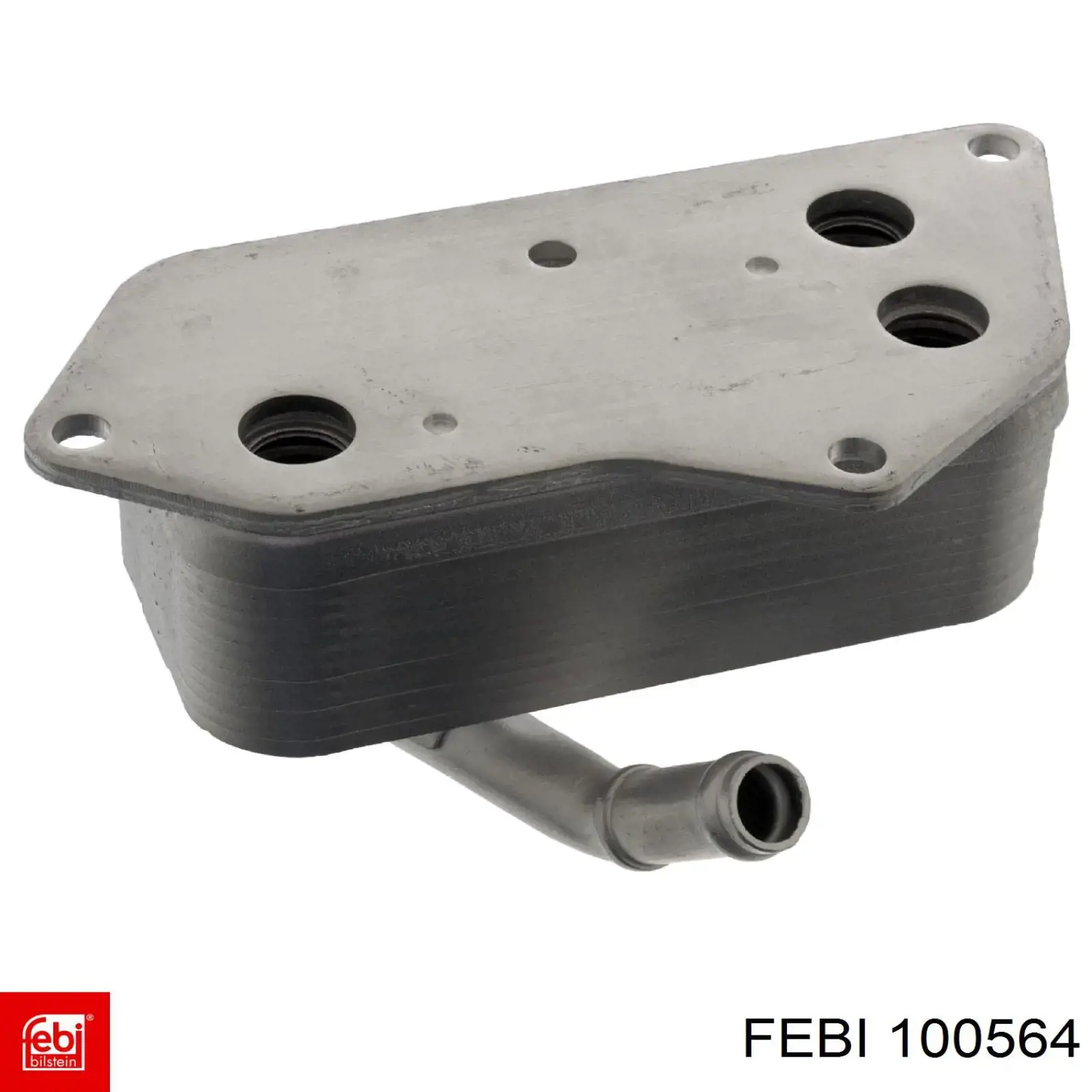 100564 Febi Radiador de óleo (frigorífico), debaixo de filtro