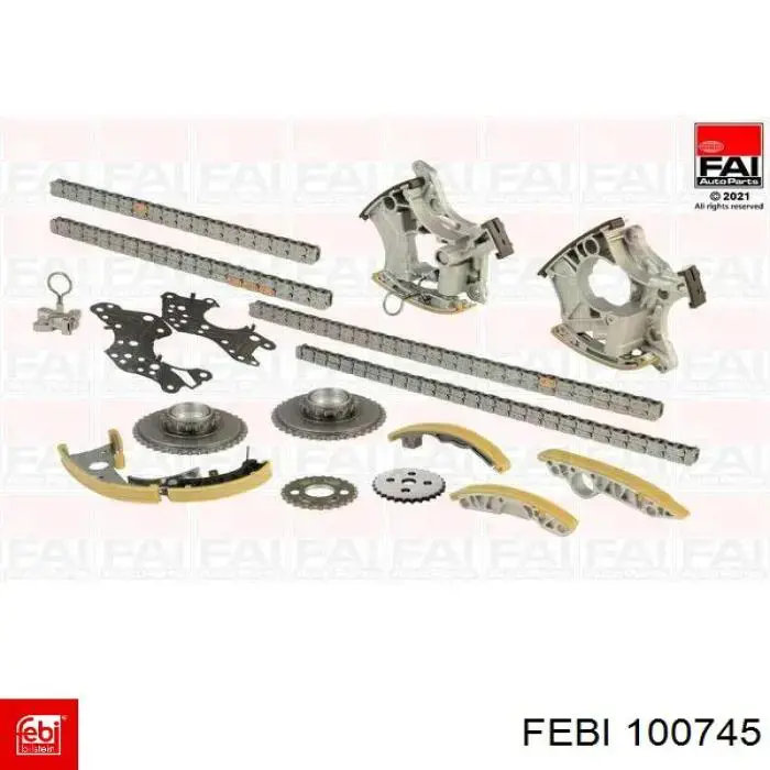 Cadeia do mecanismo de distribuição de gás, kit Febi 100745 preço, a partir de 695,99 USD