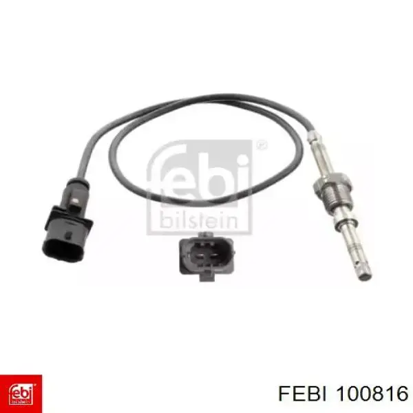 Sensor de temperatura dos gases de escape (GE), até o catalisador Febi 100816 preço, a partir de 51,57 USD