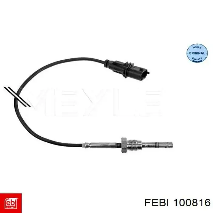 Compre 100816 Febi Sensor de temperatura dos gases de escape (GE), até o catalisador
