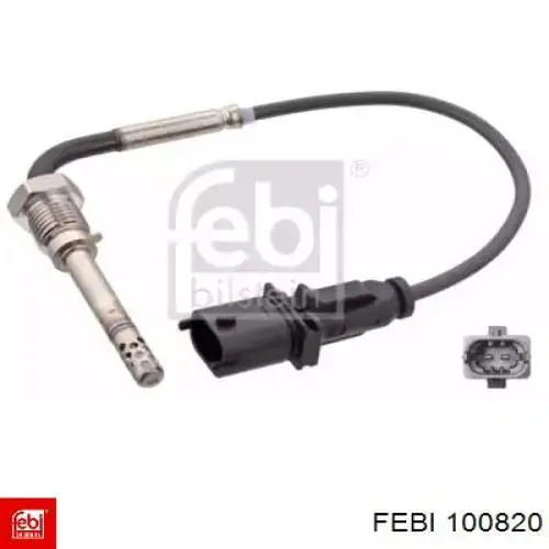 6PT010376361 HELLA Sensor de temperatura dos gases de escape (GE), de filtro de partículas diesel