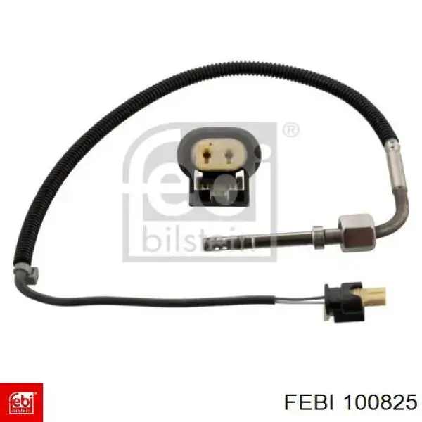 Sensor de temperatura dos gases de escape (GE), depois de filtro de partículas diesel Febi 100825 preço, a partir de 84,09 USD