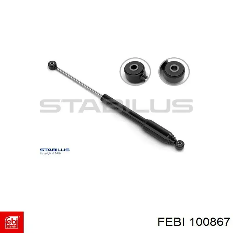 Amortecedor do mecanismo de direção Stabilus 54982