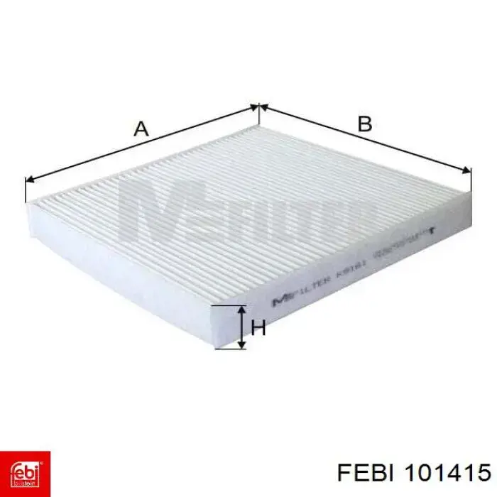Filtro de salão Febi 101415 preço, a partir de 9,82 USD