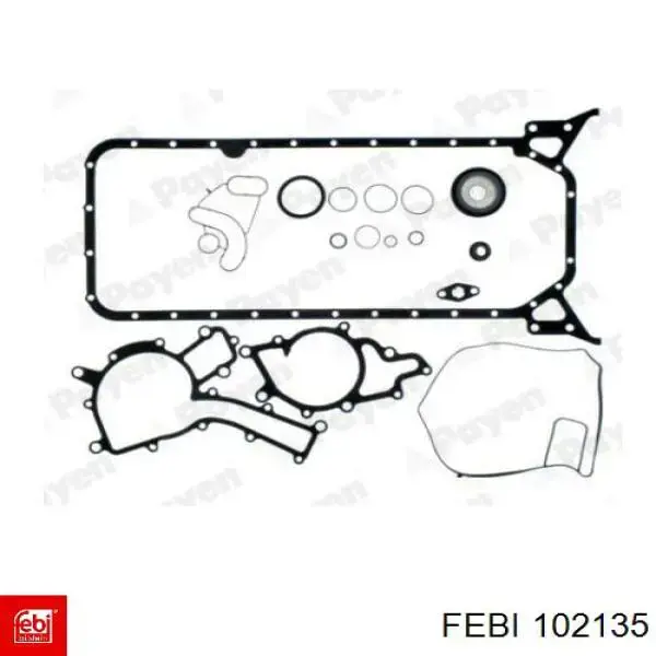 Compre A6120101405 Mercedes Kit inferior de vedantes de motor