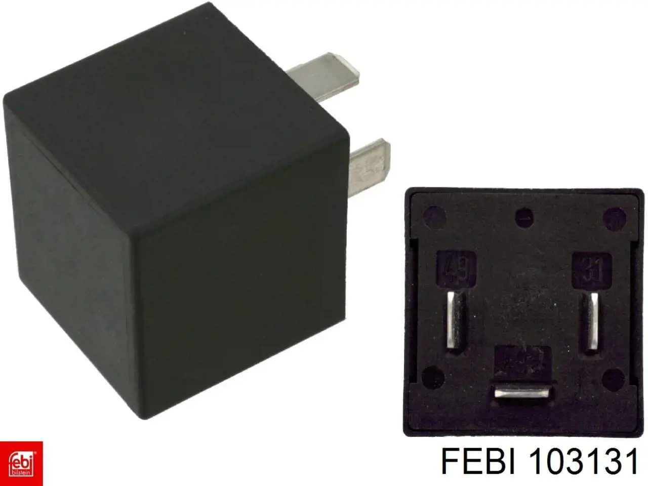 103131 Febi Bloco silencioso de viga traseira (de plataforma veicular)