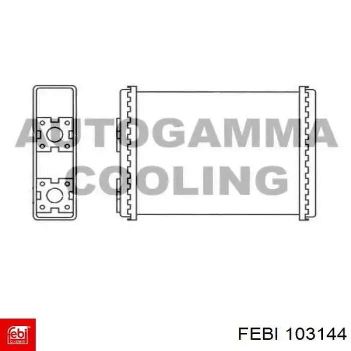 Coxim (suporte) traseiro de motor (bloco silencioso) Febi 103144 preço, a partir de 20,20 USD