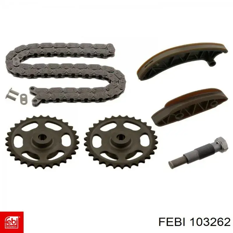 Cadeia do mecanismo de distribuição de gás, kit Febi 103262 preço, a partir de 299,30 USD