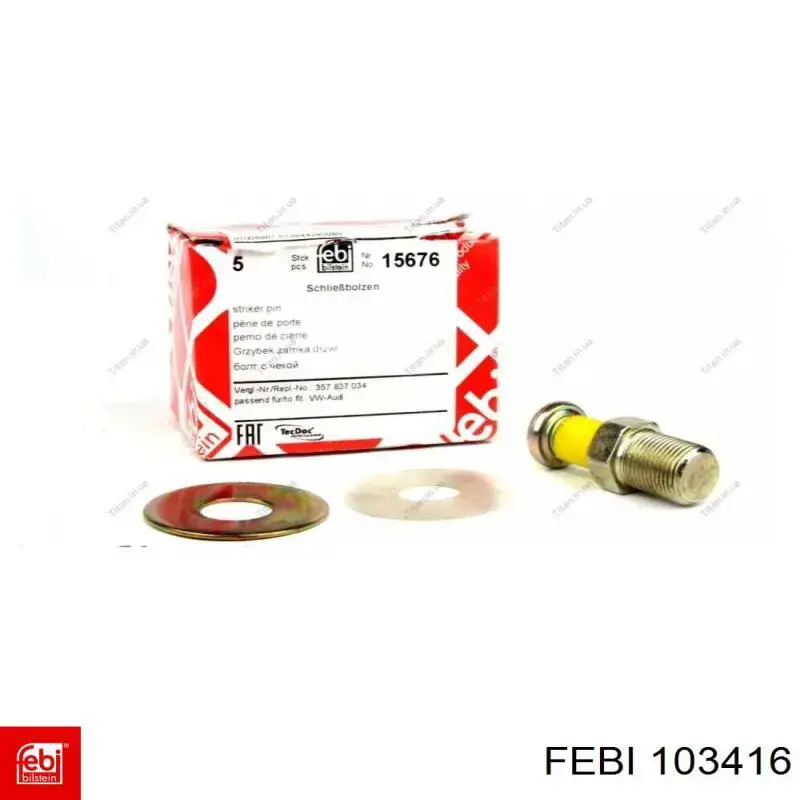 Compre 103416 Febi Mangueira (cano derivado) do radiador de esfriamento superior