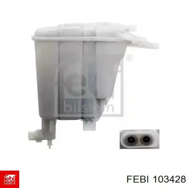 103428 Febi Tanque de expansão do sistema de esfriamento