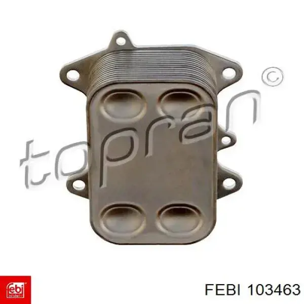 Radiador de óleo (frigorífico), debaixo de filtro Febi 103463 preço, a partir de 45,97 USD