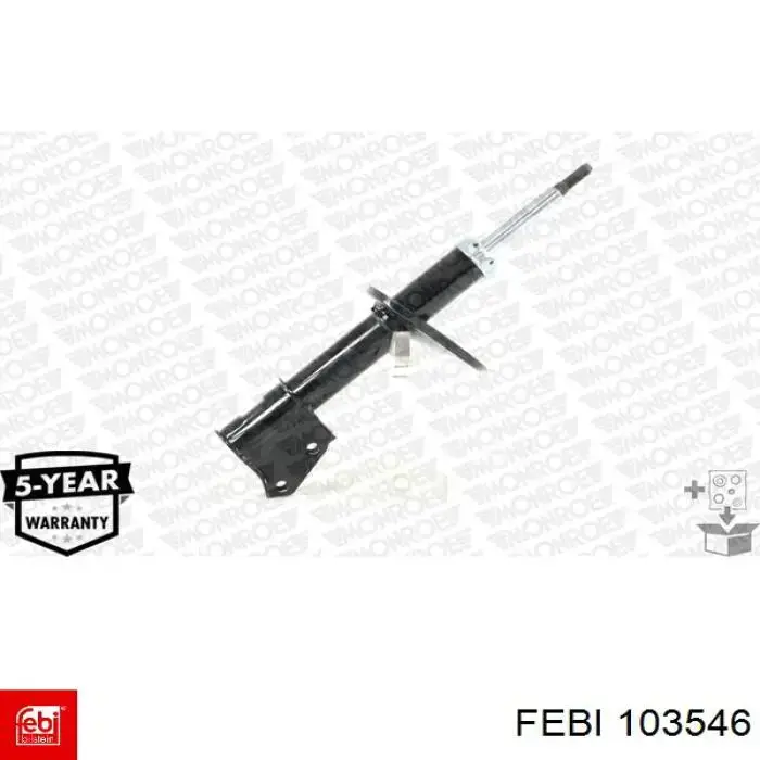 Compre 103546 Febi Mangueira superior do tanque de expansão