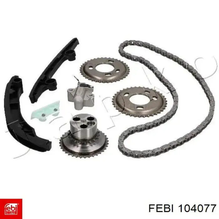 Compre 104077 Febi Cadeia do mecanismo de distribuição de gás, kit
