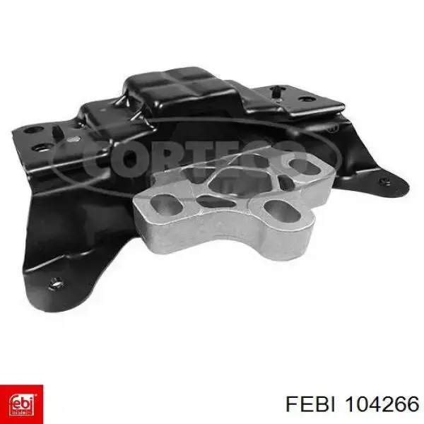 104266 Febi Coxim (suporte) esquerdo de motor