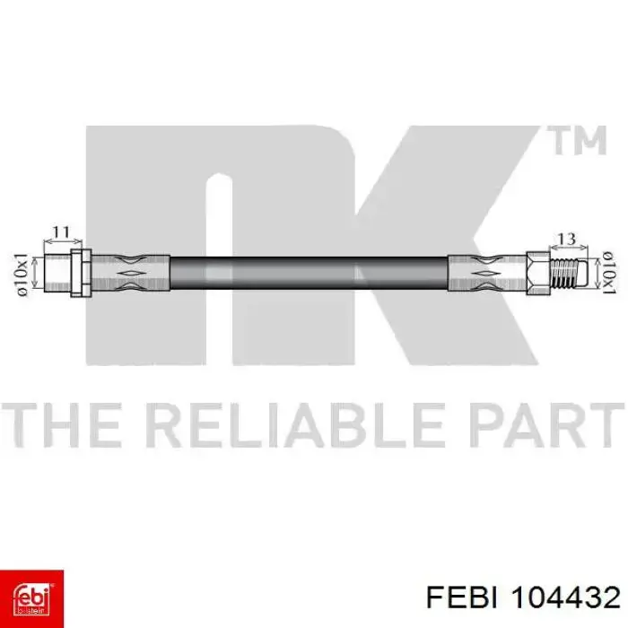Coxim (suporte) esquerdo de motor Febi 104432 preço, a partir de 99,35 USD