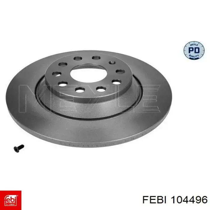 Disco do freio traseiro Febi 104496 preço, a partir de 56,18 USD
