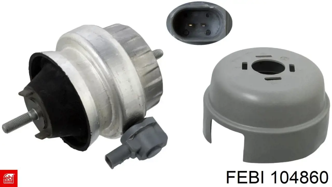 104860 Febi Coxim (suporte) direito de motor