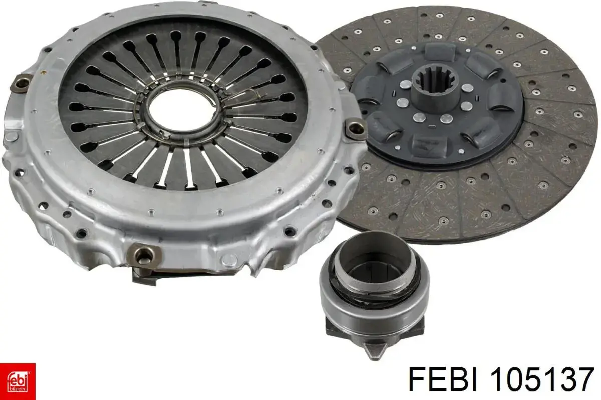 105137 Febi Kit de embraiagem (3 peças)