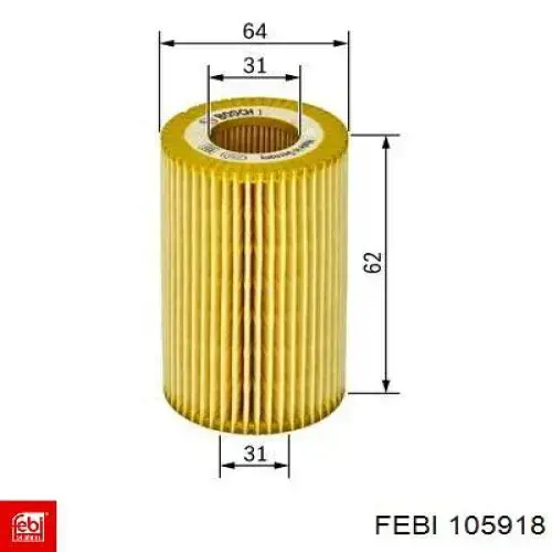 Compre 105918 Febi Bucha de estabilizador dianteiro