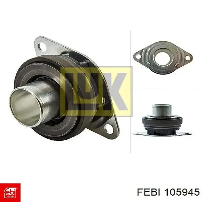 105945 Febi Radiador de óleo (frigorífico), debaixo de filtro
